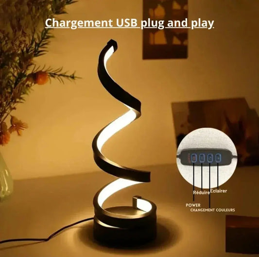 LAMPE | LED SPIRAL Ma boutique